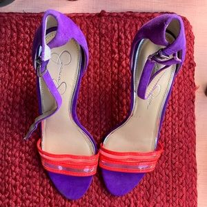 Jessica SIMPSON neon color heels